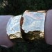 Solid Hand Forged Flared Cuff Bracelet in Copper - B003 or Bronze - B004