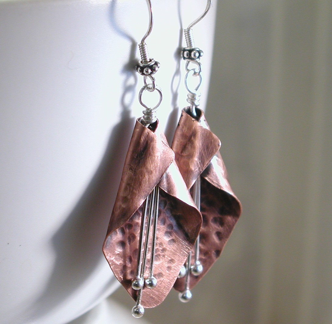 Organic Calla Lily Earrings