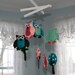 Owl Mobile for Girls Bedroom Nursery