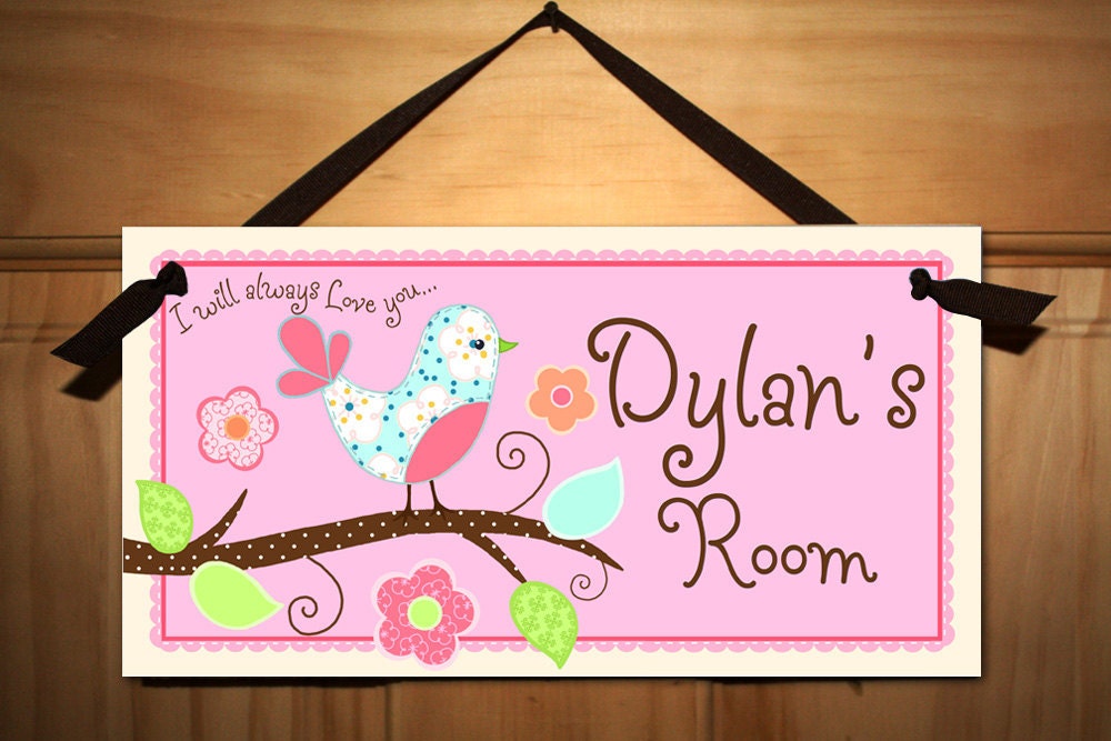 CLOSET DIVIDERS Love Birds Girls Bedroom and Baby Nursery Art Decor