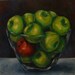 Hangin with Grannies - 18x18inches original oil painting by Rob Hazzard