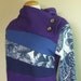 BEACH PARTY - Hoodie Sweatshirt Sweater - Recycled Upcycled - One of a Kind Women - MEDIUM
