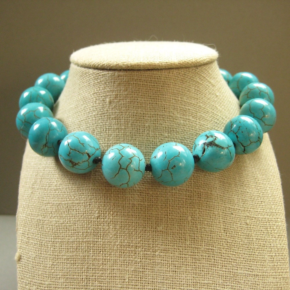 Simply turquoise necklace