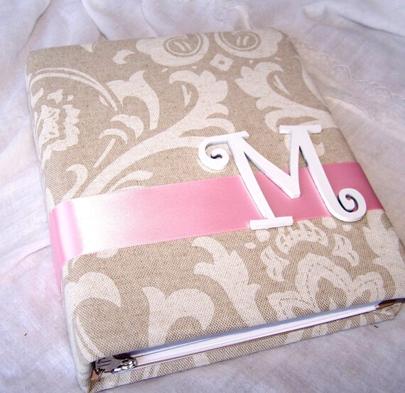 Baby Shower Guest Book Shabby Chic Light Pink and by itsmyday