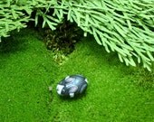 Dutch bunny rabbit, moss terrarium kit animal, glass orb vertical garden globe, miniature, shadowbox, woodland wildlife, hand painted rocks