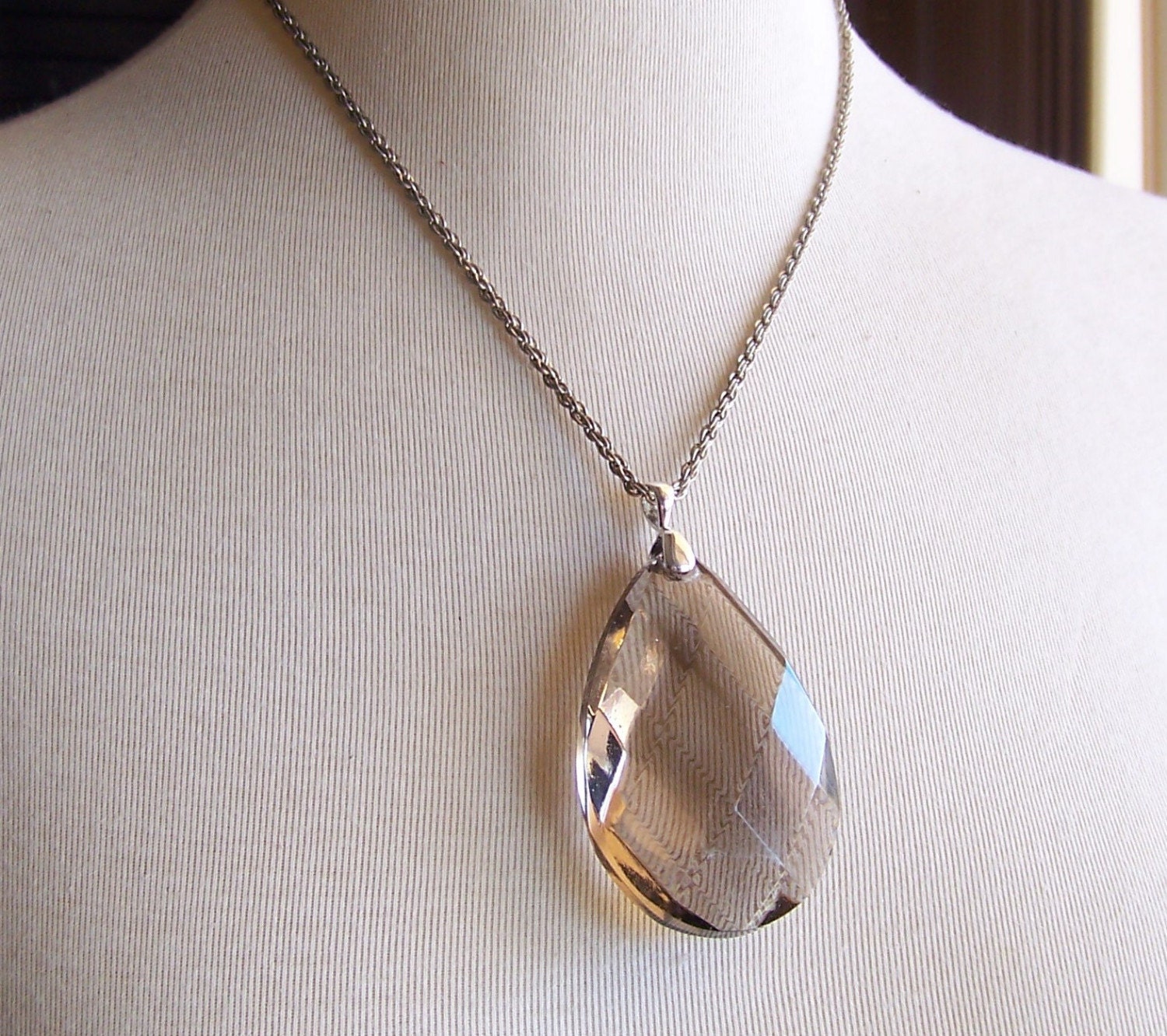 purple haze - a necklace of vintage and recycled jewelry