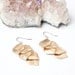 Layered Gold Geometric Square Earrings