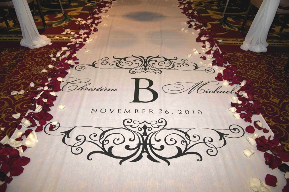 Aisle Runner Wedding Aisle Runner Custom by StarryNightDesign