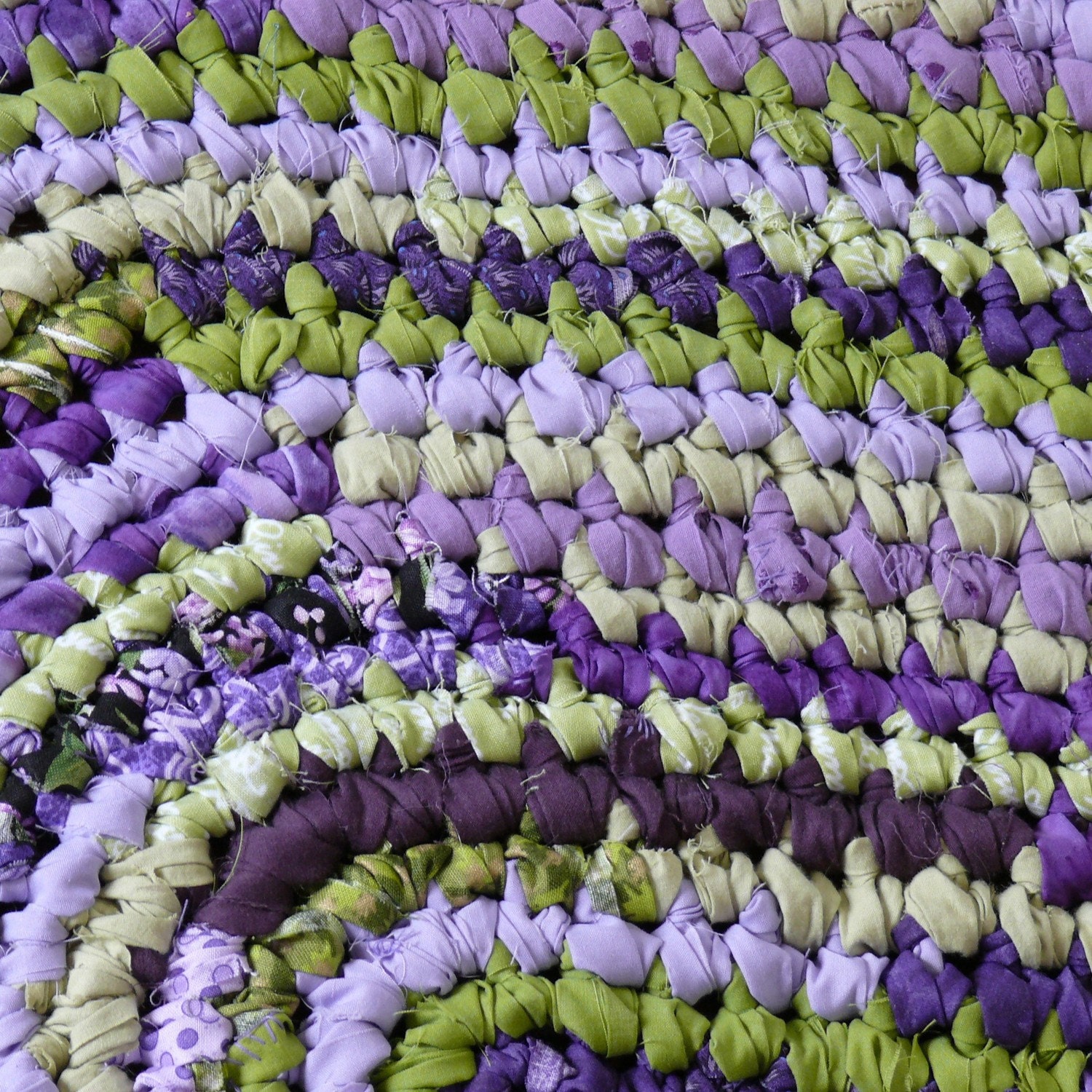 Custom Order Crocheted Rag Rug -- Oval Rugs - Custom Made For YOU