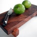 reclaimed local black walnut serving/cutting board
