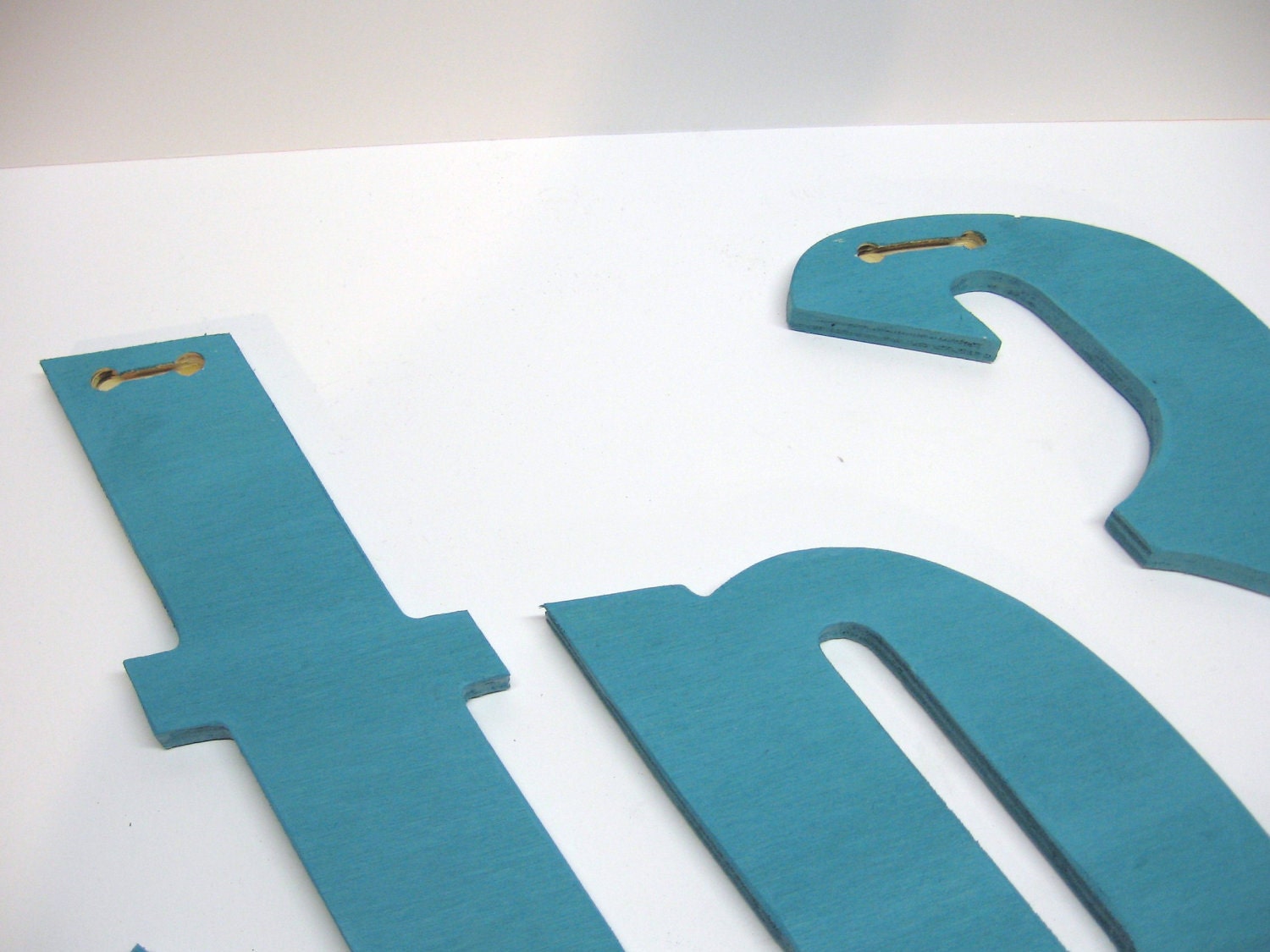 Wood Eat Sign - Painted Turquoise - Distressed - Retro Wood Wall Decor -Kitchen - Diner - Restaurant