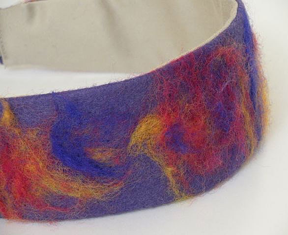 Felt Headband - Women Headbands - Adult - Purple  -  Head Band  - Unique