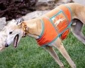 Donation Coat - Tangerine and Turquoise