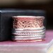 Copper and Sterling Silver Spinner Ring