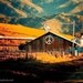 11x14 Peaceful Barn Metallic Photograph