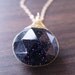 Midnight Sunstone Gold Necklace - Limited Edition