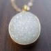 Vanilla Druzy Gold Necklace
