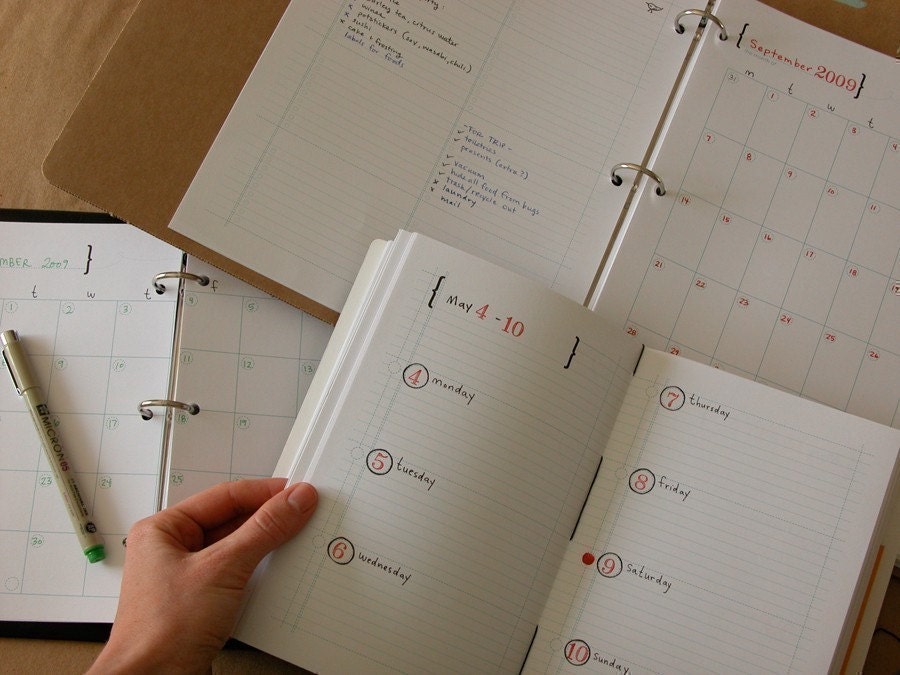 DIY Planner and Calendar - digital file