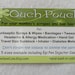 Clearance Sale - Small Ouch Pouch (TM) First Aid Kit For Diaper Bag Car Purse Travel (4x5 Tossed Cream Flowers Fabric)