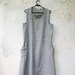 Jumper Dress With Square Neckline and Large Pockets
