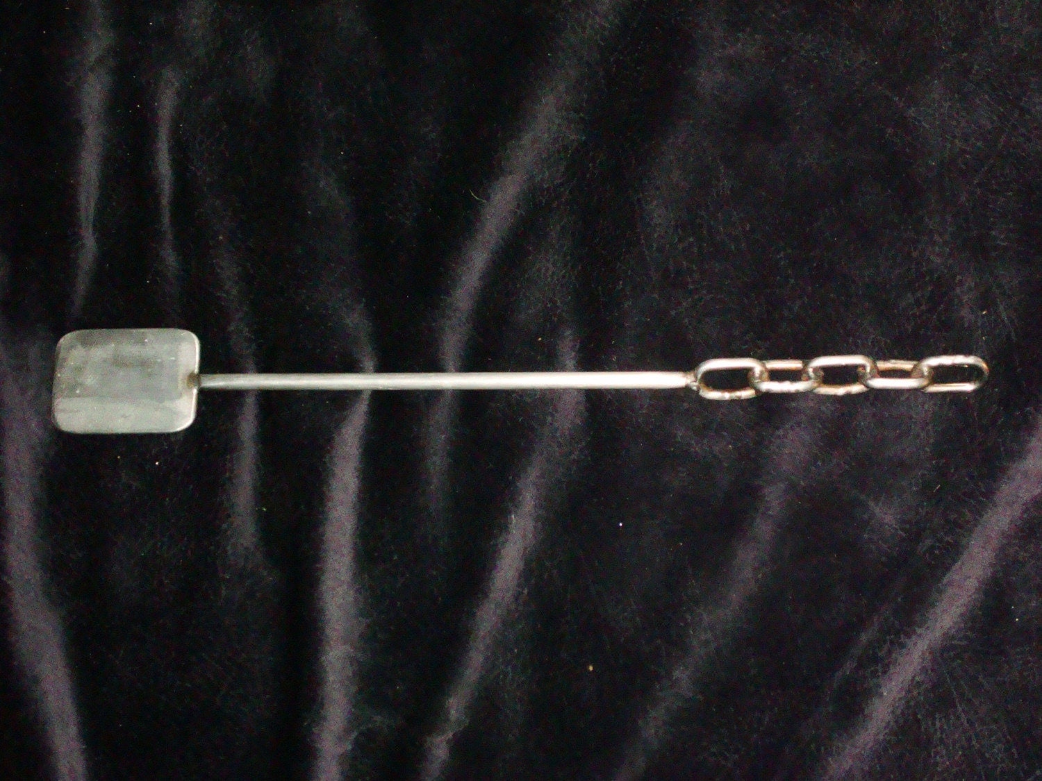 Stainless steel chain handle riding crop