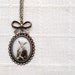 Lady Deer necklace - Victorian jewelry (N063)