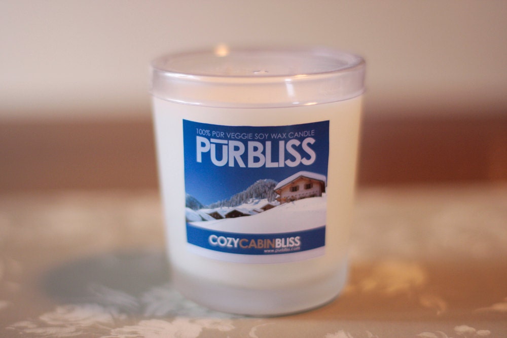 COZY CABIN SCENTED Medium Jar Soy Candle