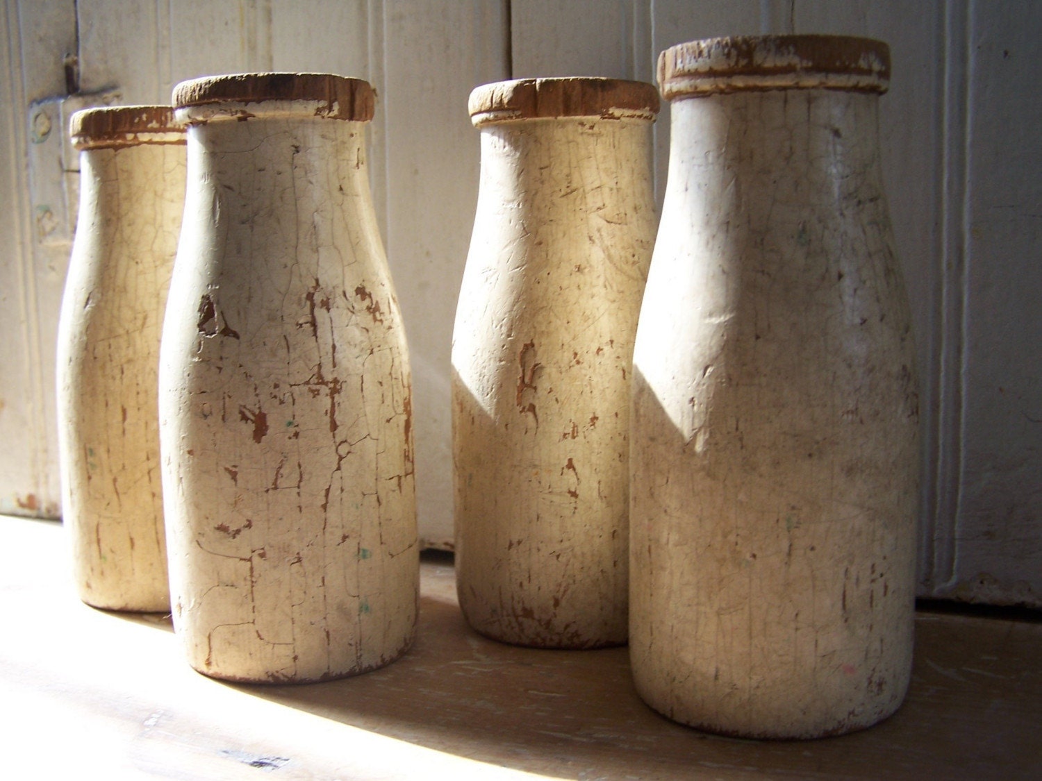 Vintage Carnival Game Wood Milk Bottles by RoamingYankees on Etsy
