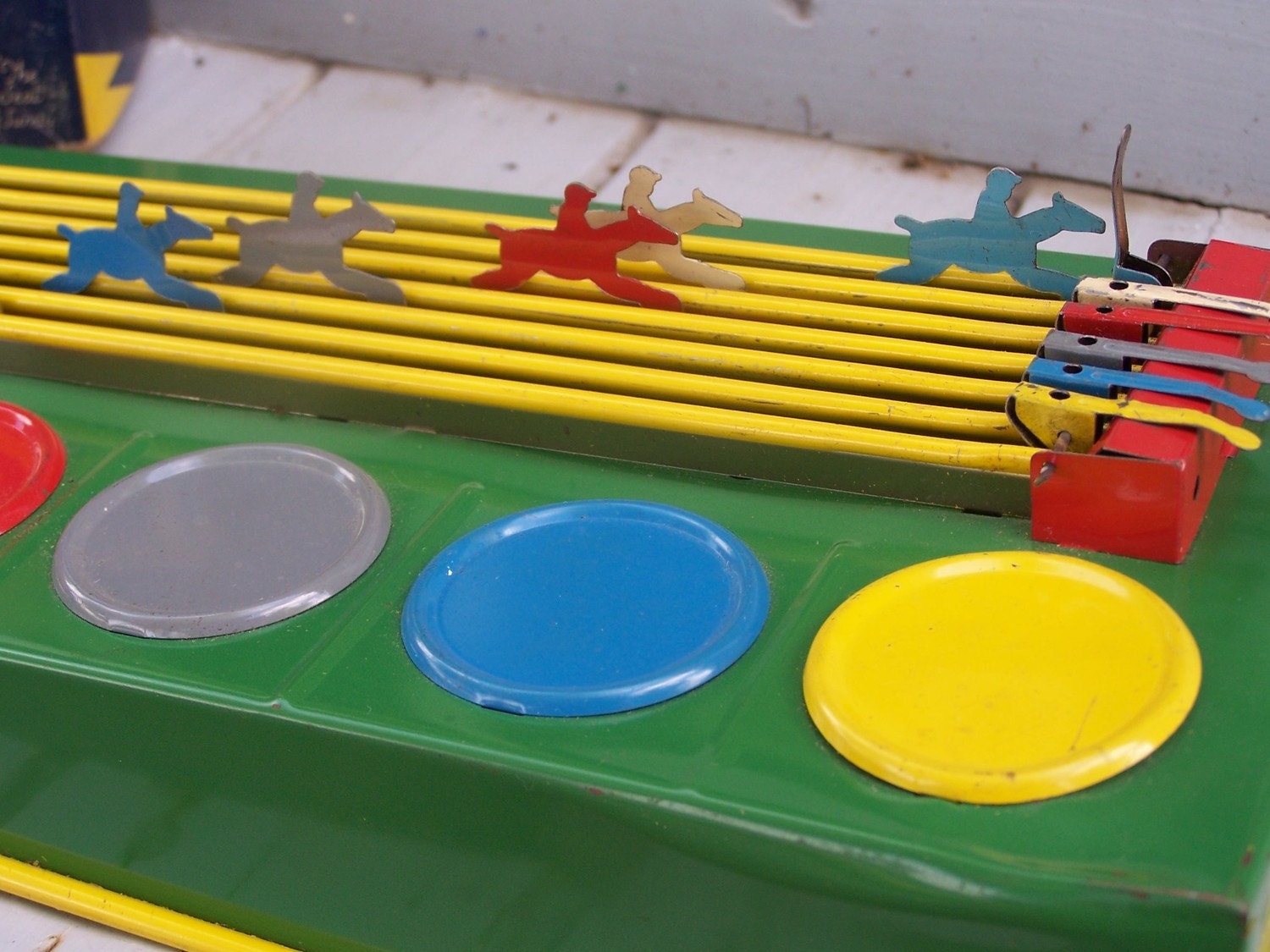 Antique Toy Litho Horse Racing Game by RoamingYankees on Etsy