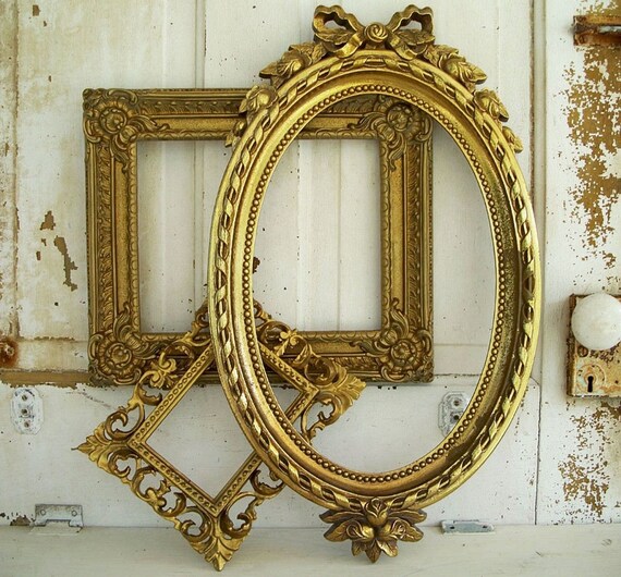 Vintage Collection Picture Frames Rococo by KatyBitsandPieces