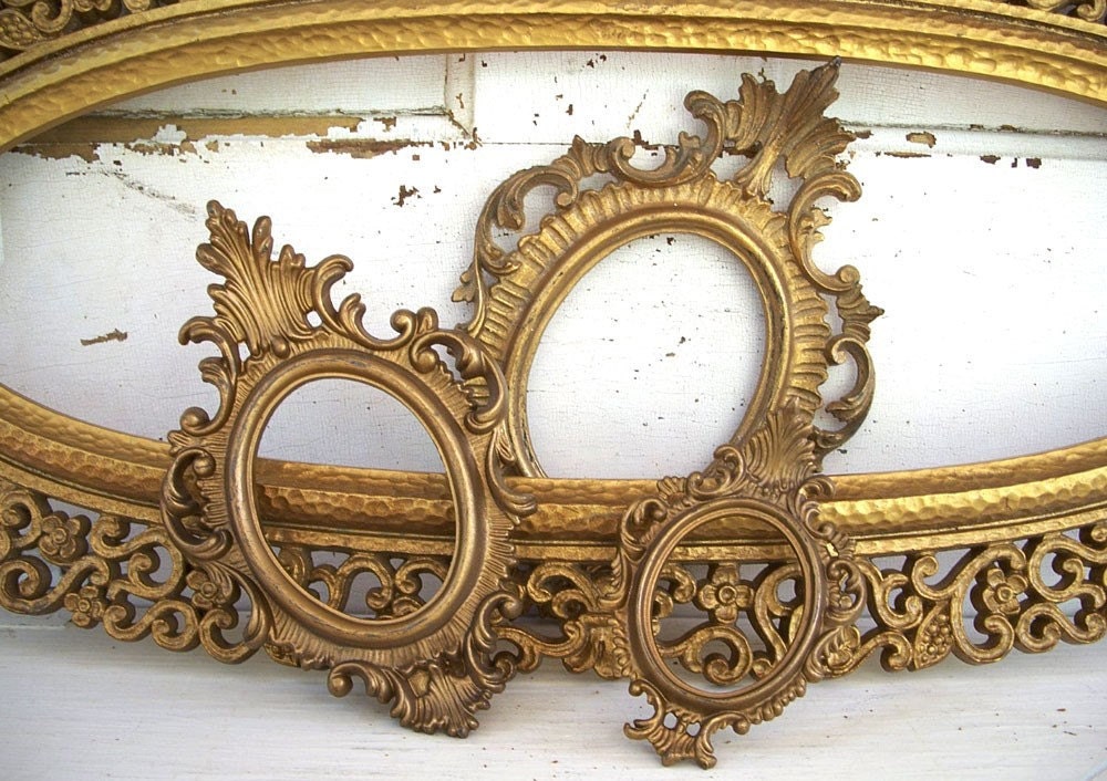 Vintage Picture Frames Rococo Hollywood Regency Style