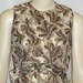 Vintage 1970's Ken Originals Maxi Dress Mod Retro 10 Gold
