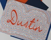 DUSTY BRONCO Name Art