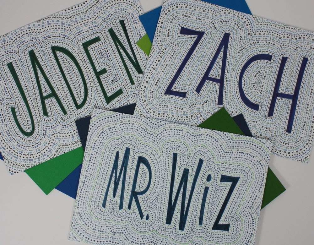 BLUEGREEN SEAN Name Art