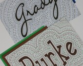 MODERN AUTUMN Name Art