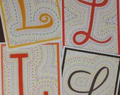 COTTAGE RETREAT - MONOGRAM Note Cards (Package of 4 Cards)