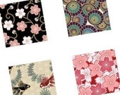 Traditional Japanese patterns for tile pendants- SCRABBLE SIZE Pendant Images - Buy 2 get 1 FREE