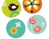 Charming Critters - (1v1) One Inch Round Pendant Images - Pendant images -BUY 2 Get1 FREE