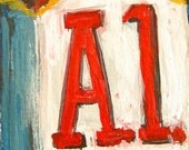 Art, painting, Still life, Decor, handmade art,  home decor, patio decor, kitchen decor, condiment bottle, original art, art, acrylic