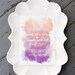 Ombre Purple Wedding Invitation - featured on Ruffled & Brides magazine blogs