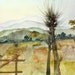 Watercolor Landscape - Original Painting - Voyage, Voyage II