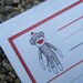 KIDS WRITING PAPER - Sock Monkey -- PRINT YOUR OWN PDF