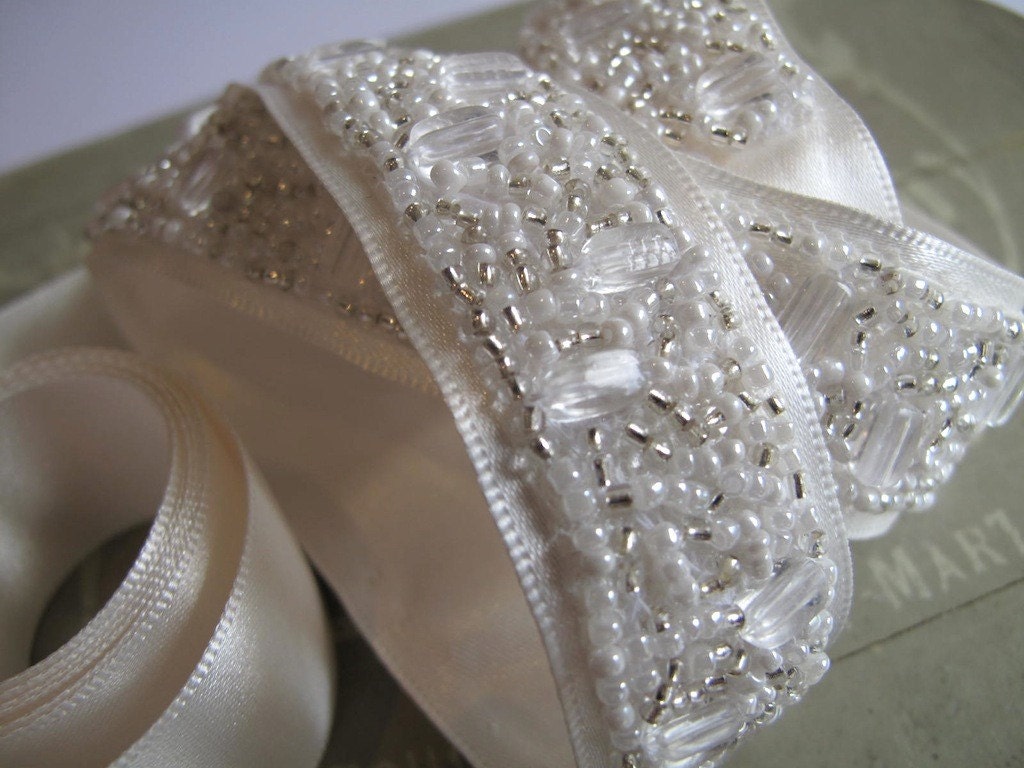 Beaded Bridal Belt