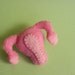 Uterus with Fallopian Tubes Brooch