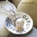 Hand Stamped Jewelry - - - - ANCORA IMPARO necklace