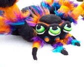 Made to order: OOAK Fantasy Arachnid  Spider Needle Felted Soft Sculpture Art Doll Wool Plush