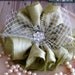 Frayed Silk Fabric Rose Handmade by avintageobsession on etsy