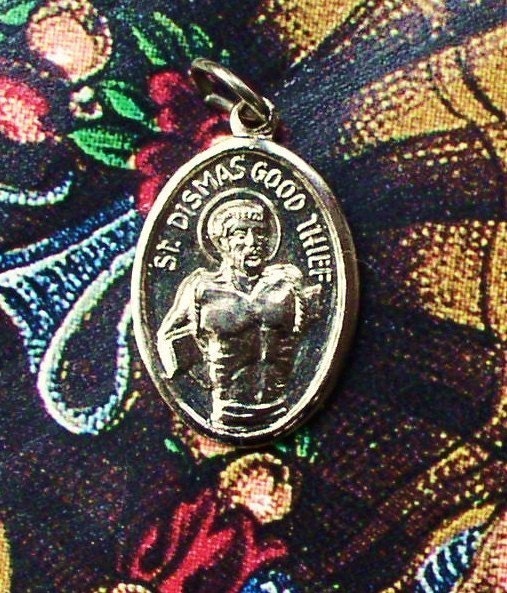 Who Is The Patron Saint Of Thieves Saint Dismas charm patron saint of by houseofv on Etsy