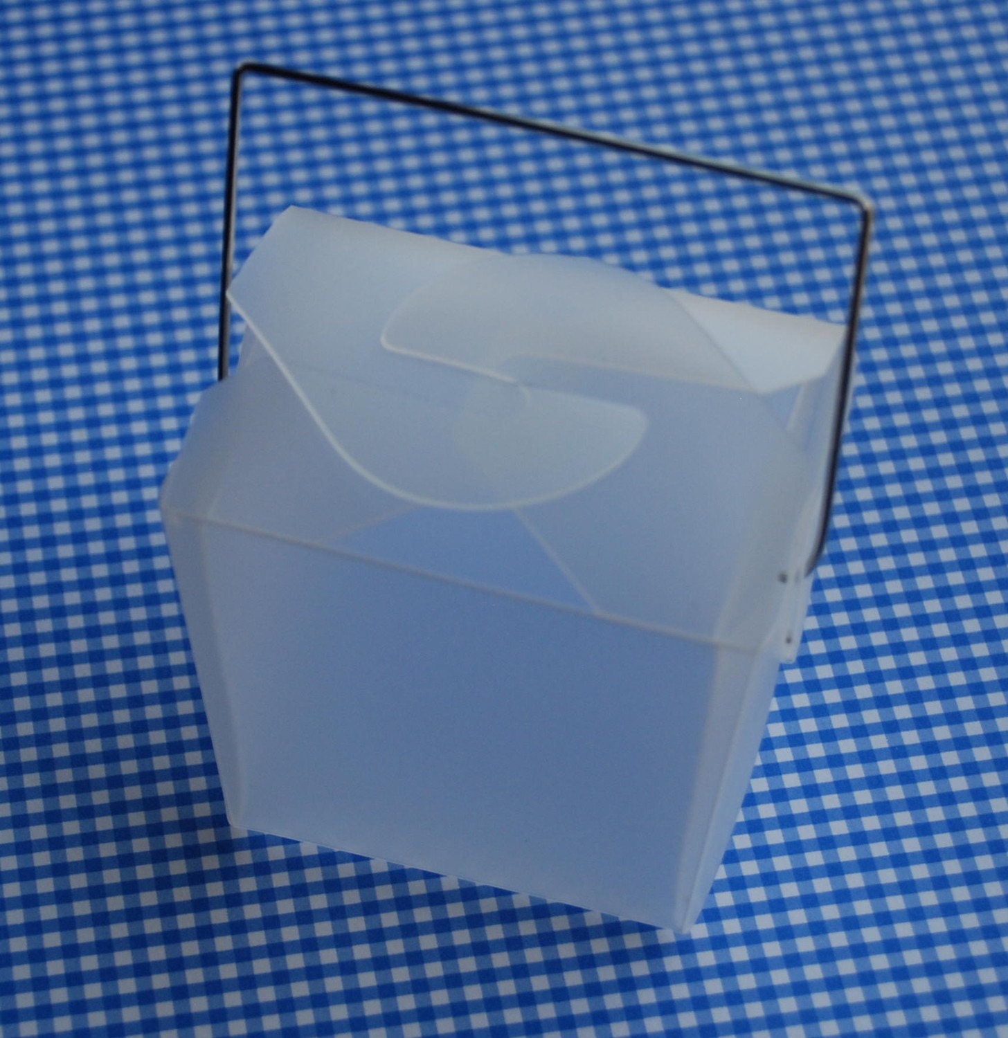 White Frosted Take-Out Boxes - Set of 36