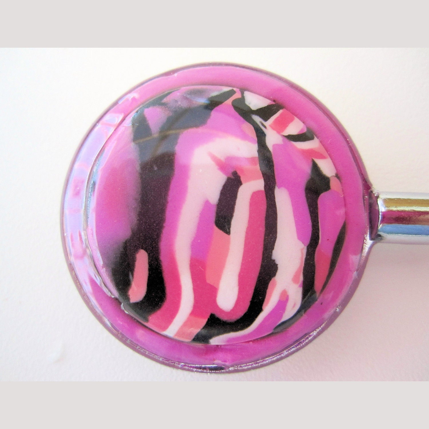 Purse Hangar, Stainless Steel Purse Hook in Pink, Orange, White and Black